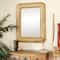 Brown Iron Bohemian Wall Mirror, 40" x 32" x 3"